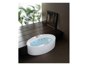 Zaphiro, Modern bathtub with chromotherapy, for relax area
