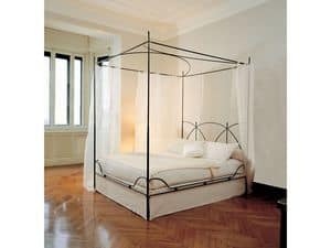 Artie, Canopy bed ideal for hotels and classic bedrooms