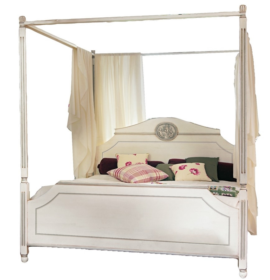 Odette BR.0501.B, Classic style bed with canopy