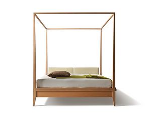 Valentino 2891, Canopy bed in wood