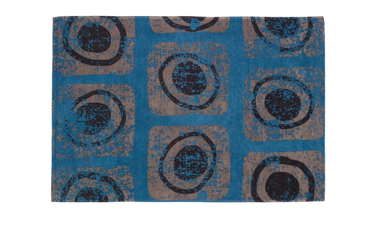 Blue Macro, Modern rectangular rug