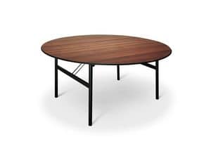933, Round wooden table, rustic style