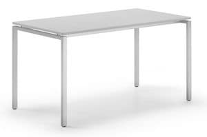 KUDOS 960, Rectangular table in painted metal, for office