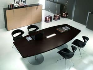 Odeon comp.9, Large table ideal for meeting rooms in modern style