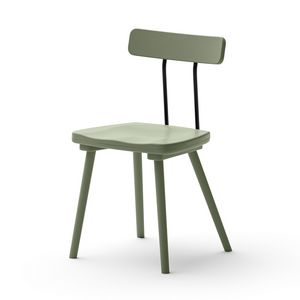 Mary, Wooden chair with polypropylene seat