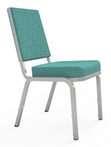Adamas 66/3, Aluminum chair, padded, for conferences