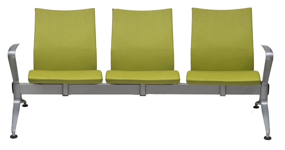 AVIAGATE 4500/B, Seat on beam for Airport with upholstered seat