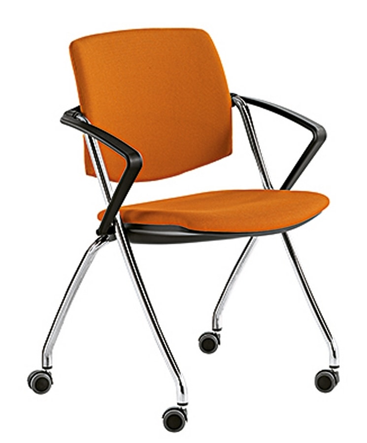 Q-Go IM, Padded conference chair with wheels