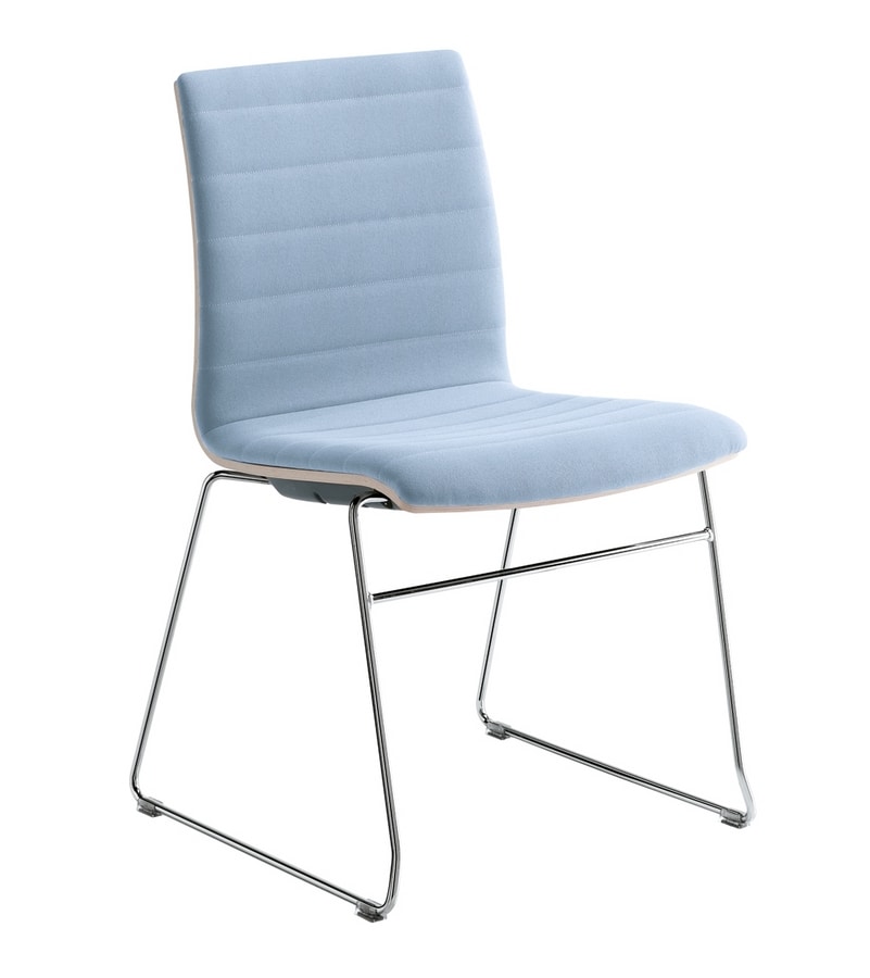 Q2 WIM, Attachable conference chair, with writing tablet