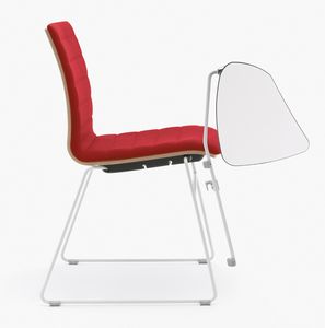 Q2 WIM, Attachable conference chair, with writing tablet
