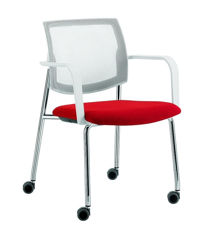 Q44, Multi-purpose chair with 4 legs with wheels