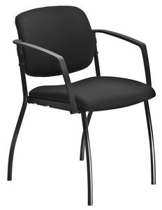 Universal 4 legs, Padded chair with armrests, for conferenec room