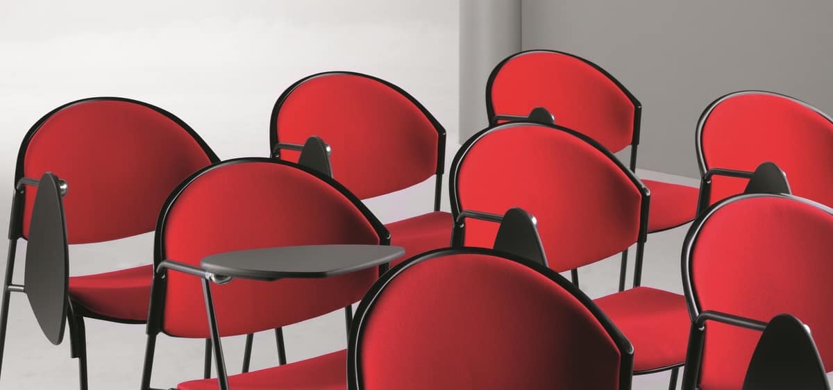 DELFI 082 TDX, Chair with metal base, for conference halls