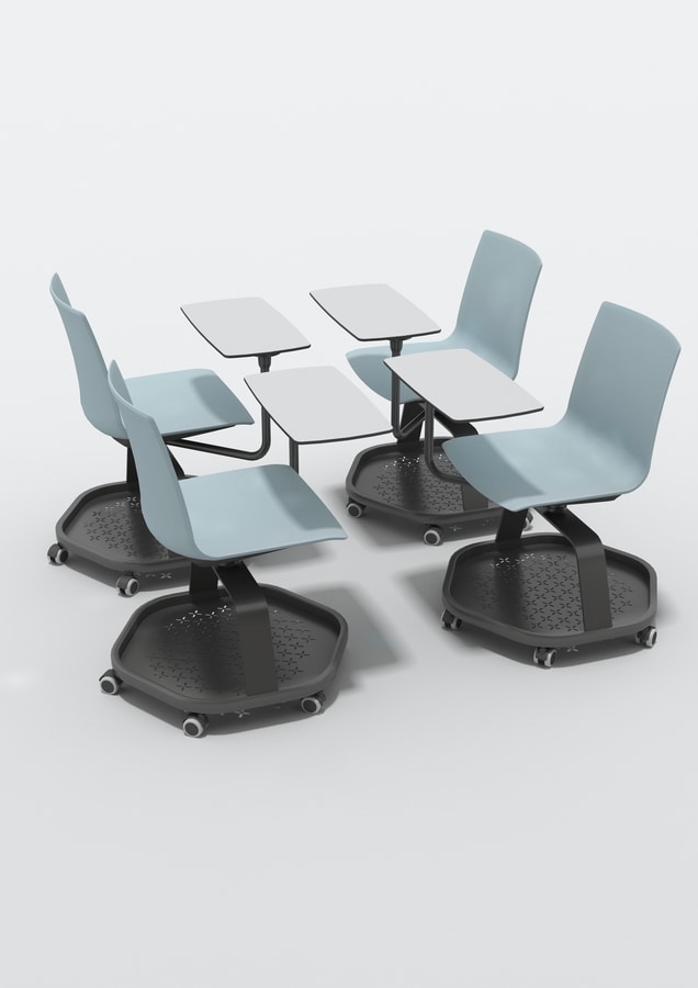 AIRA HUDDLE SPACE, Swivel chair for education rooms