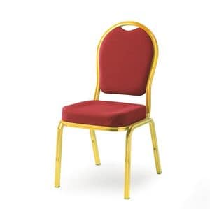Cello 58/3, Light and stackable chair for conference