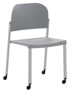 Convention - R, Stackable chair on castors
