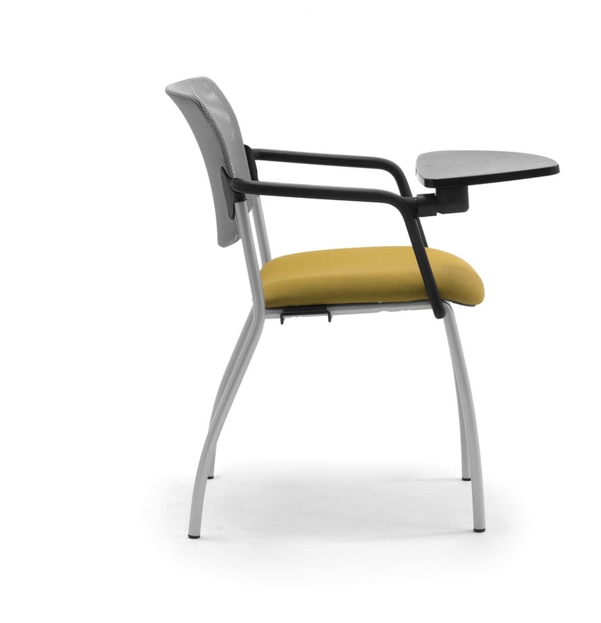 Laila 4G, Chair with armrests and writing tablet