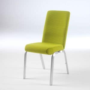 Orvia 12/3, Chair with anatomic seat, stackable, for meeting rooms