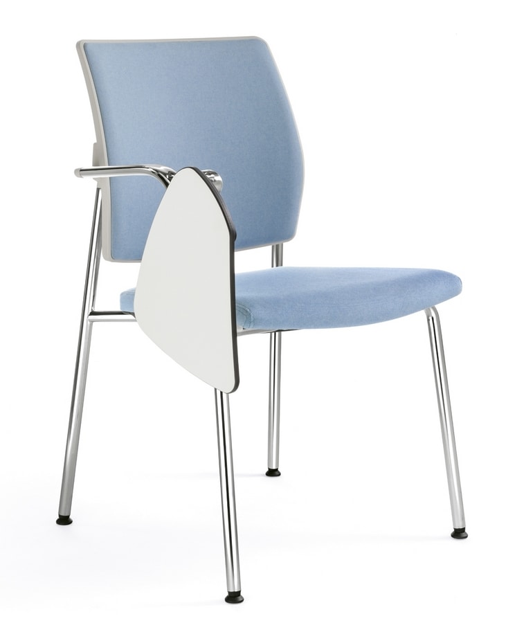 Q44, Stackable chairs with anti-panic table