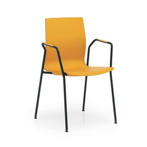 Q3, Conference chair, with plastic shell