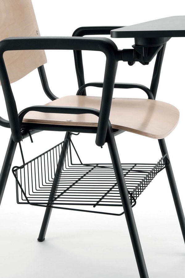UF 103 - WOOD, Conference chair with multilayer seat