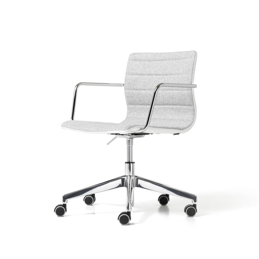 Miss gas, Task chair for office with armrests and wheels