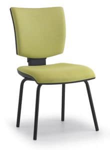Pole 04, Padded task chair for conference rooms