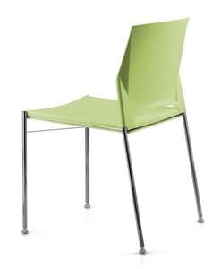 TREK 035, Stackable conference chair with metal base