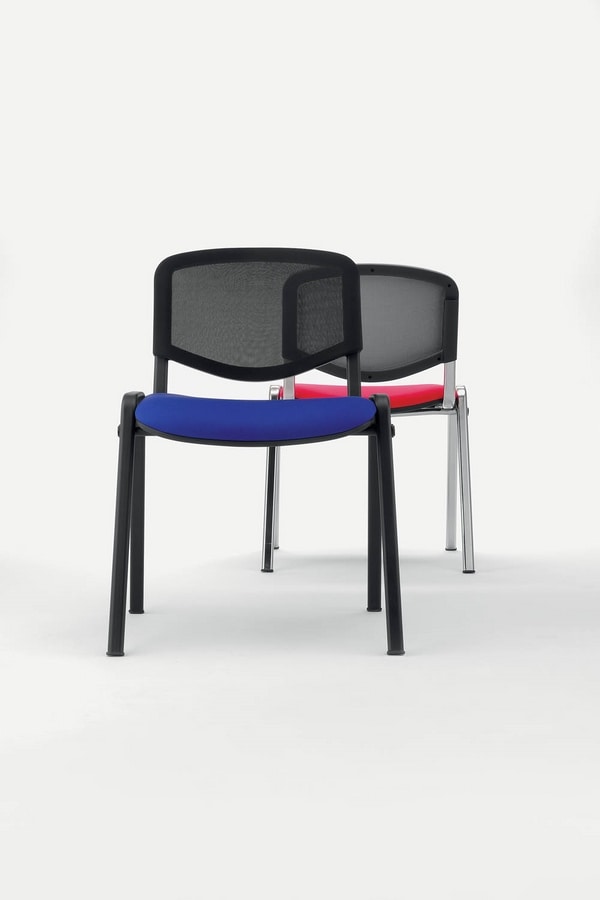 UF 100, Metal chair, padded, for conference room
