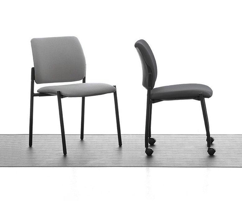 Urban Soft 01, Metal upholstered chair, for conference