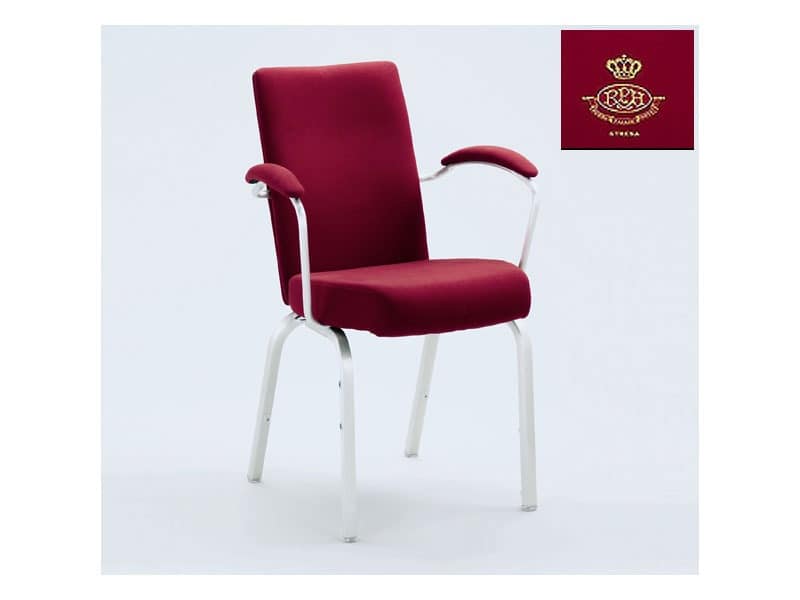 Vario-Allday 21/4A, Conference modern chair, stackable, anatomic seat