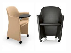 First, Chair for meetings, stackable horizontally