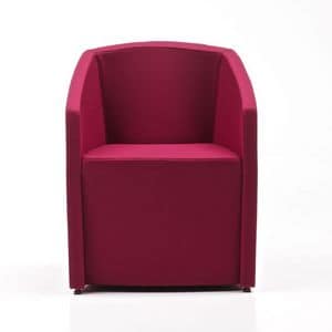Tronix New, Tub Armchair, deformable structure, for waiting room