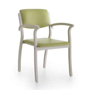 Stable Chair With Armrests Robust For, Mor Dining Room Chairs With Arms For Elderly