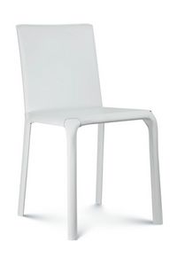 Blanca, Chair fully upholstered in leather