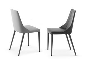 Simphony, Chair completely covered in eco-leather or eco-nubuck