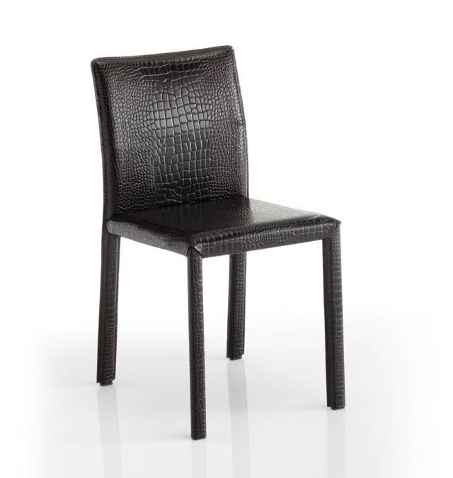 Sissi, Chair upholstered in leather
