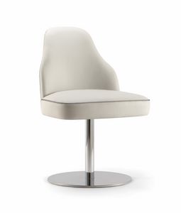 CHICAGO SIDE CHAIR 015 S F, Chair with disc base