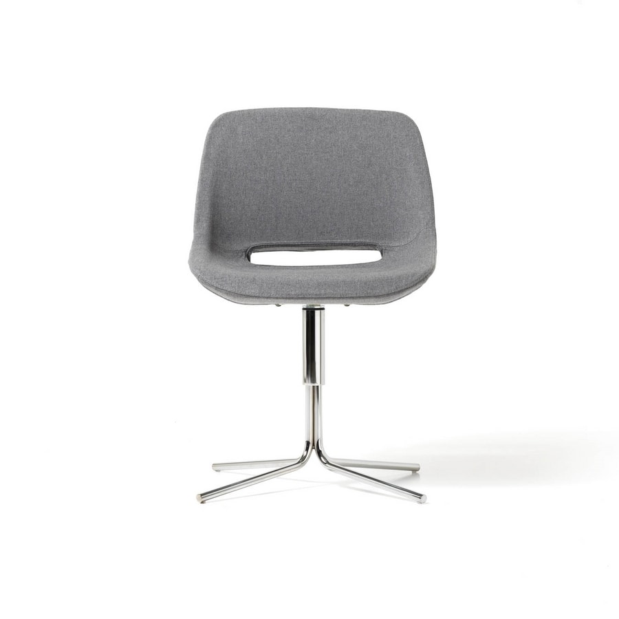 Clea 4 blades, Swivel chair with armrests