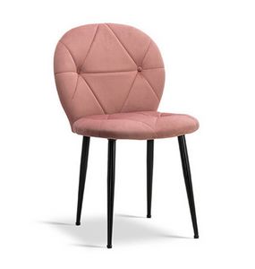 Diana Met, Modern upholstered chair, metal legs