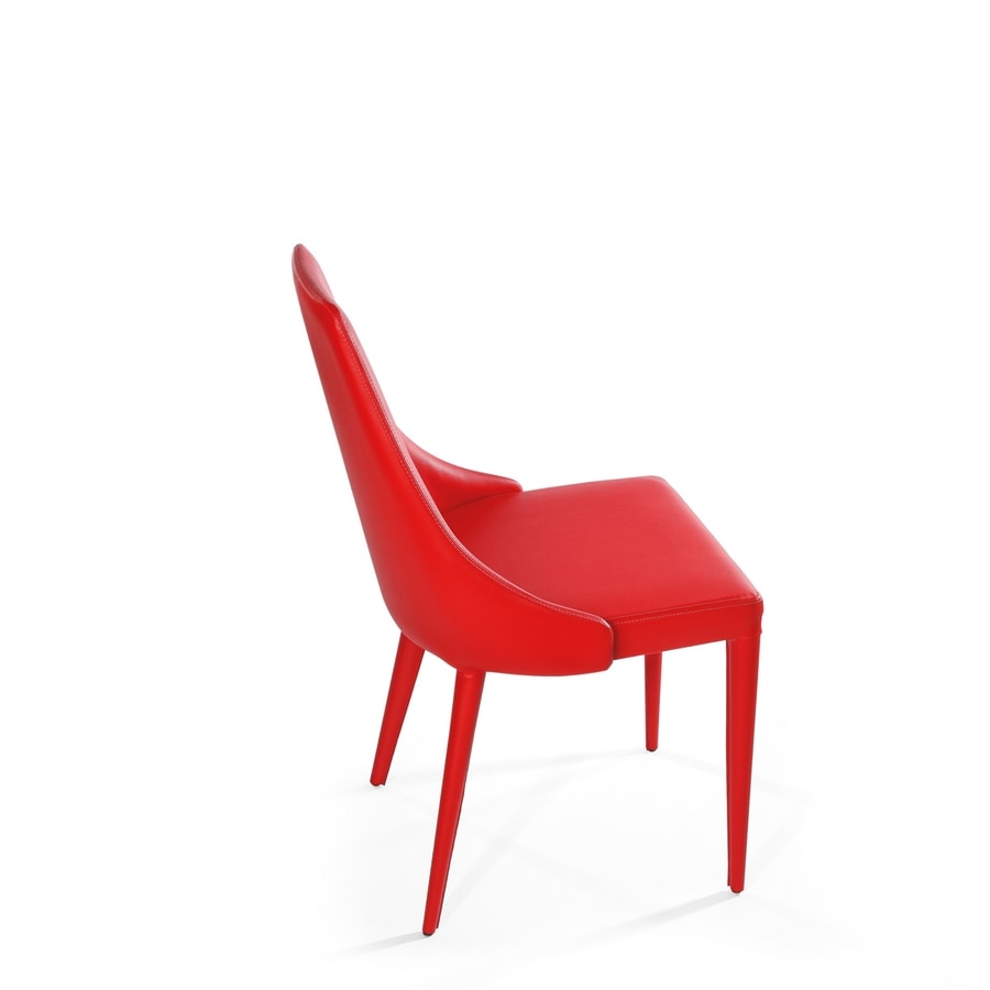 Evelin, Modern chair with padded seat