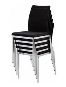 Evosa 08/2, Modern chair for kitchen, stacking chair for bar