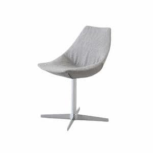 Gamma swivel, Swivel chair with base made of metal