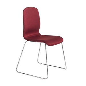 Glamour Slitta Up, Sled chair, with fluid and sinuous lines