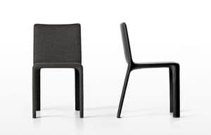 Joko, Padded chair, fully upholstered in fabric