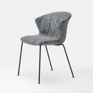 Kicca Plus Soft, Chair with metal legs and soft padding