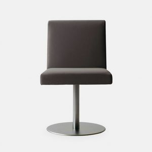 Lara 650 M chair, Padded chair, with metal base, swivel