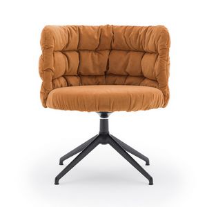 Maja 05732, Modern chair, aluminum swivel base