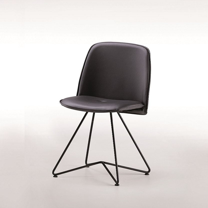 Molly-X, Chair with metal legs