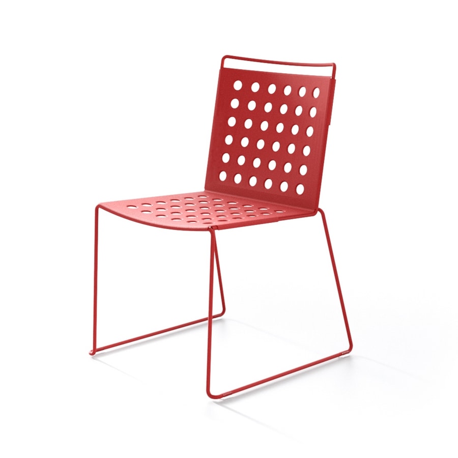 Multi Buco, Outdoor chair, light, in aluminum and steel